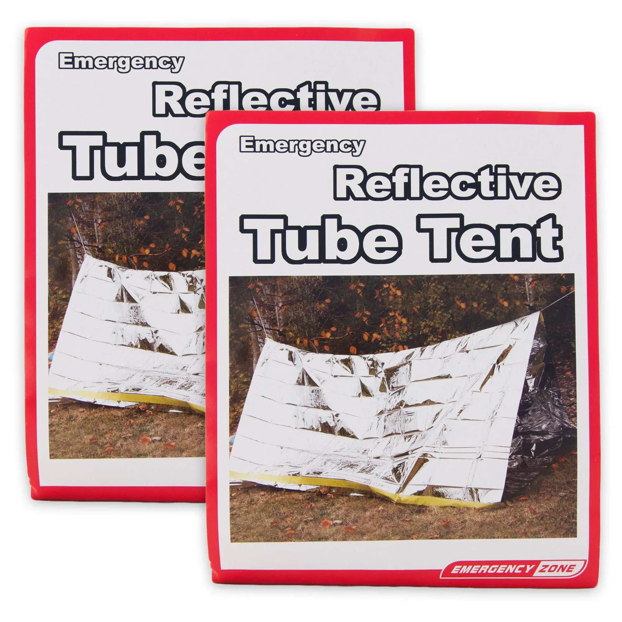 2 Person Reflective Emergency Tube Tent - Image 3