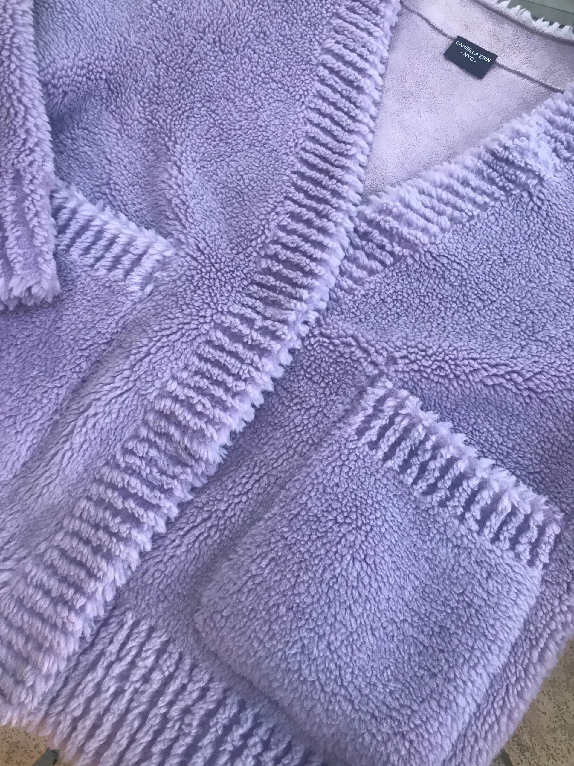 Shearling Teddy Cardigan Jacket - Image 15