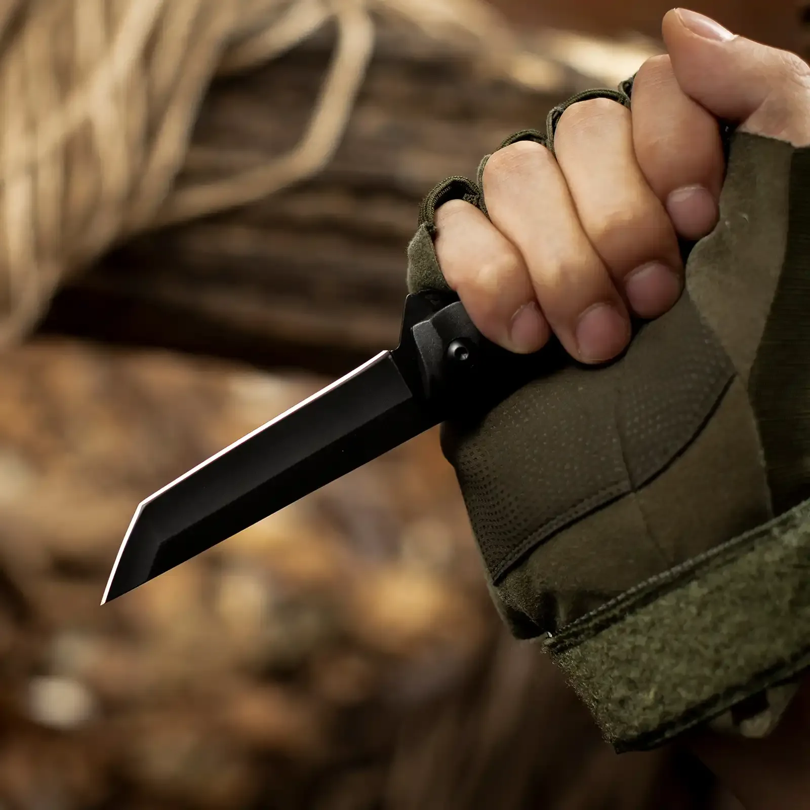Cool Folding Pocket Knife Liner Lock with Pocket Clip and Glass Breaker - Image 4