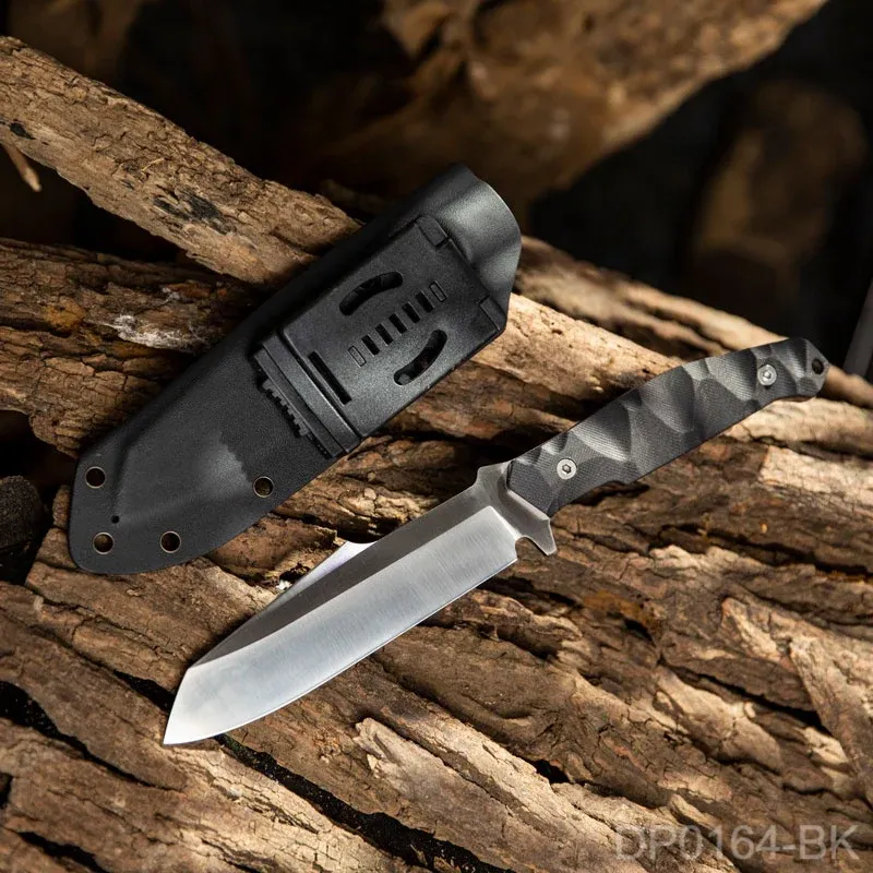 Full Tang 8Cr Blade Knife with G10 Handle and Kydex Sheath - Image 2
