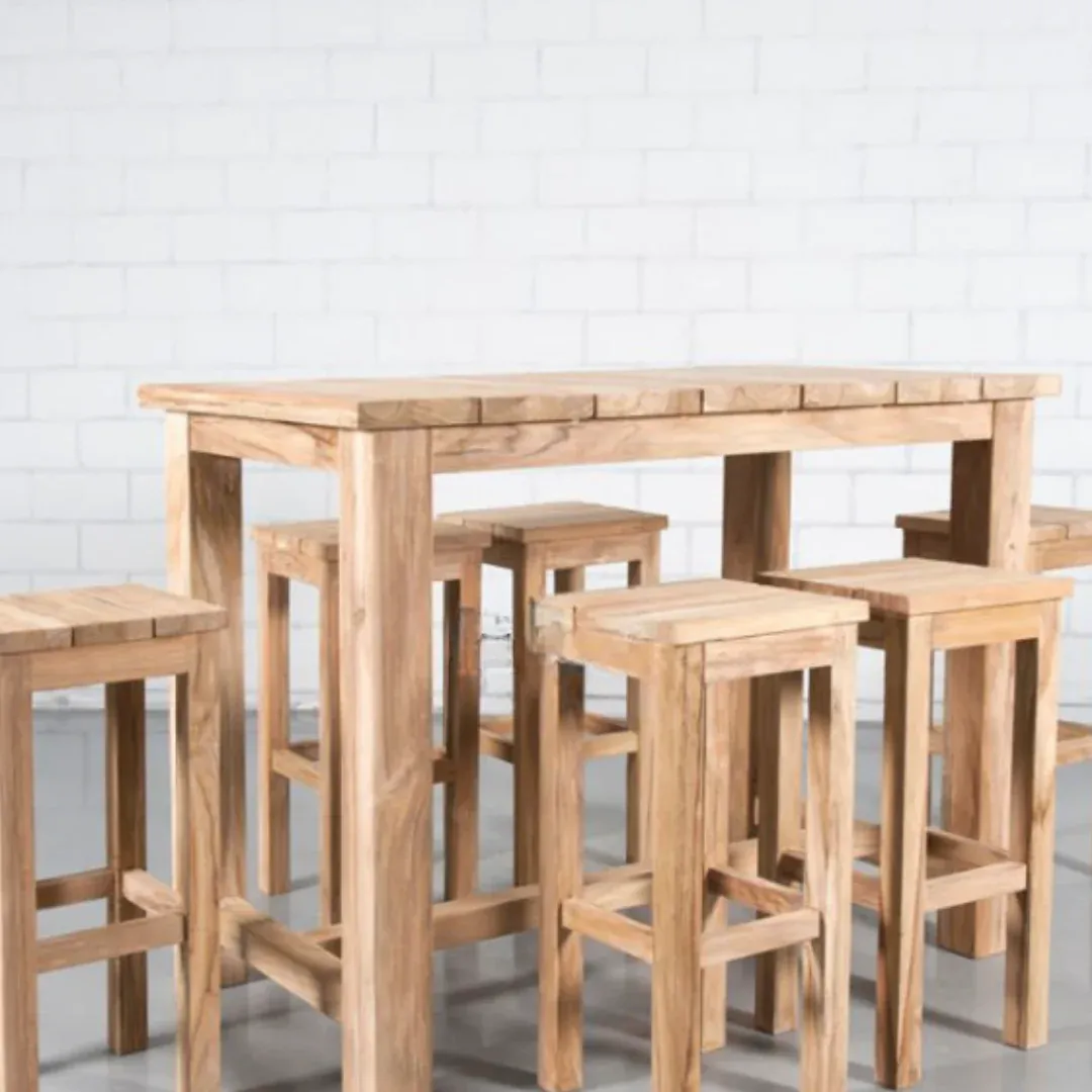 Teak Bar Table - Image 4