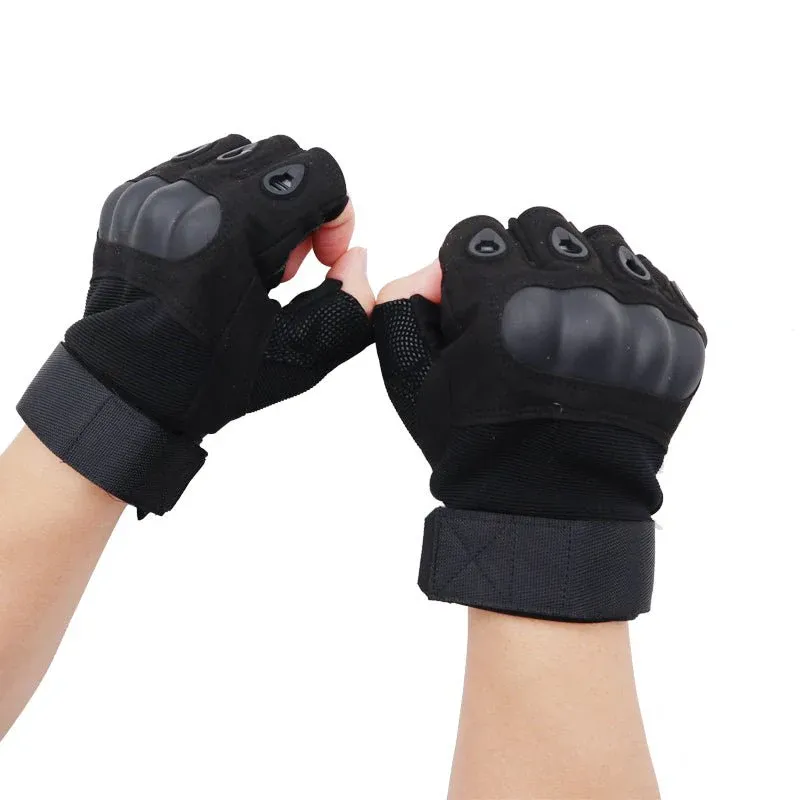 Cycling, Riding, Mountain Bike, Half Finger Anti-Slip Gloves for Men & Women - Image 4