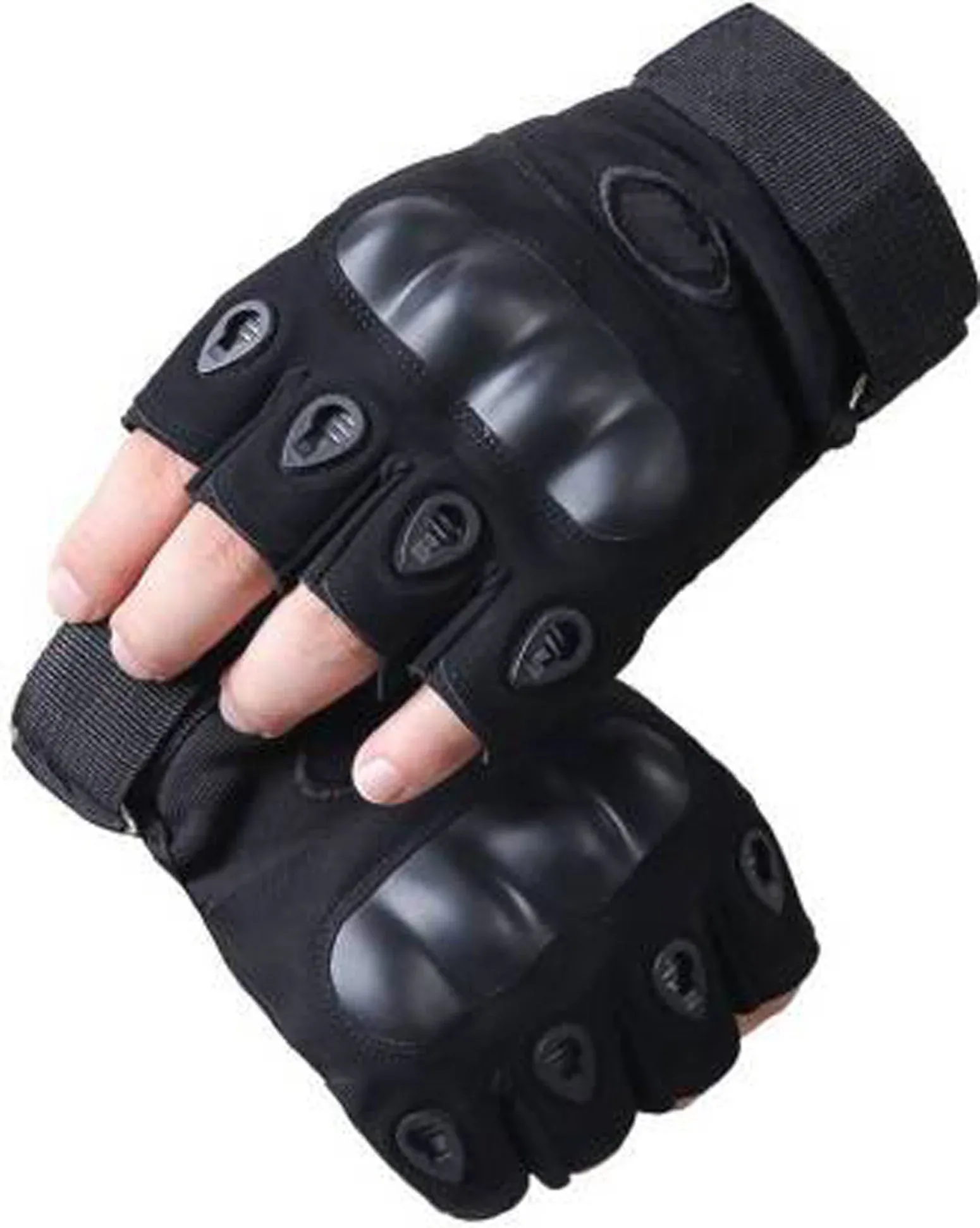 Cycling, Riding, Mountain Bike, Half Finger Anti-Slip Gloves for Men & Women - Image 3