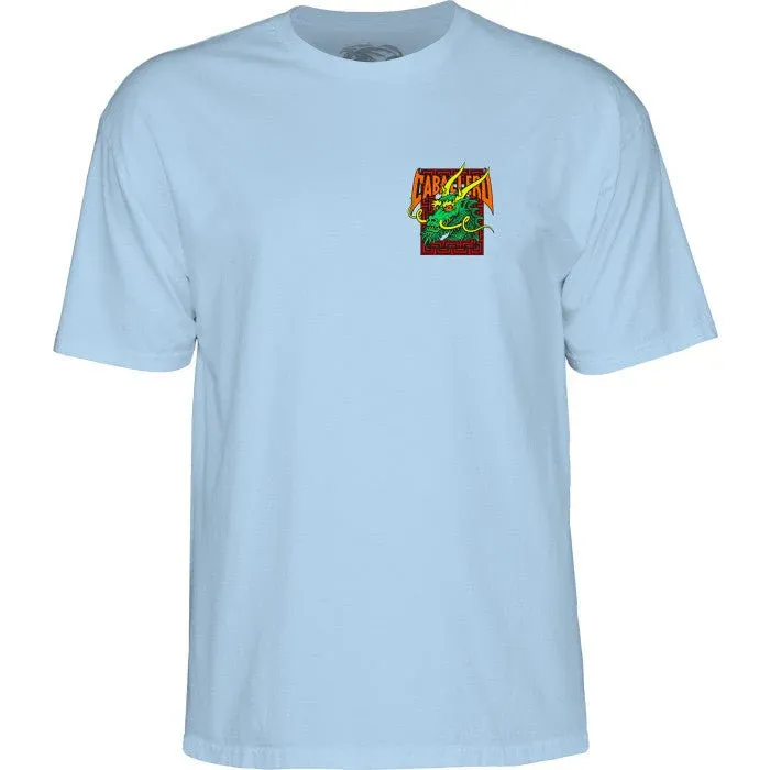 Powell Peralta Steve Caballero Street Dragon T-shirt - Powder Blue - Image 2
