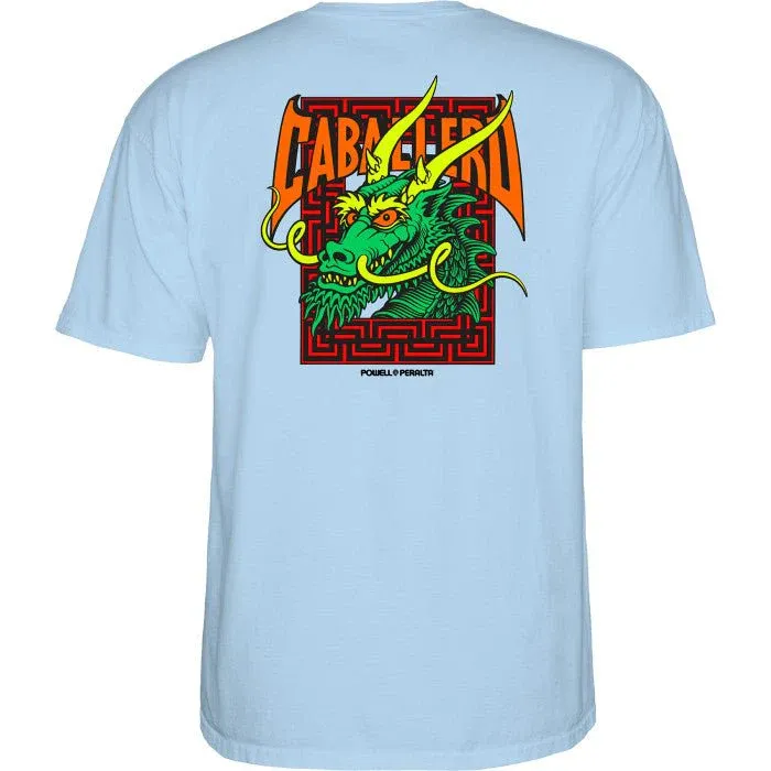 Powell Peralta Steve Caballero Street Dragon T-shirt - Powder Blue